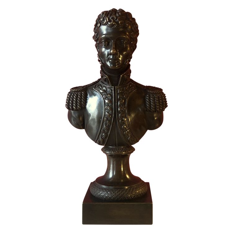 Bust of a young officer, Charles X period