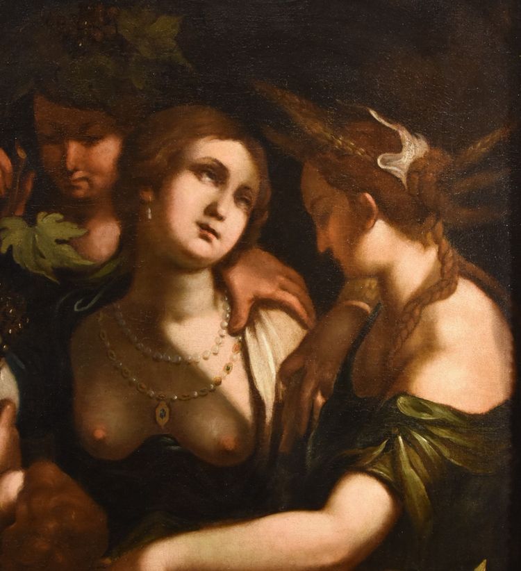 Venus, Bacchus And Ceres, Giovanni Battista Paggi (genoa 1554 – Genoa 1627)