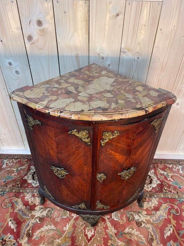 Employee Louis XV era in marquetry