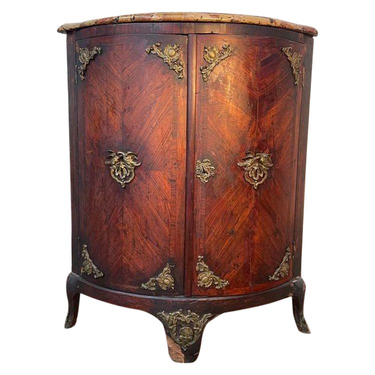 Employee Louis XV era in marquetry