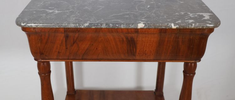 Restoration period walnut occasional table