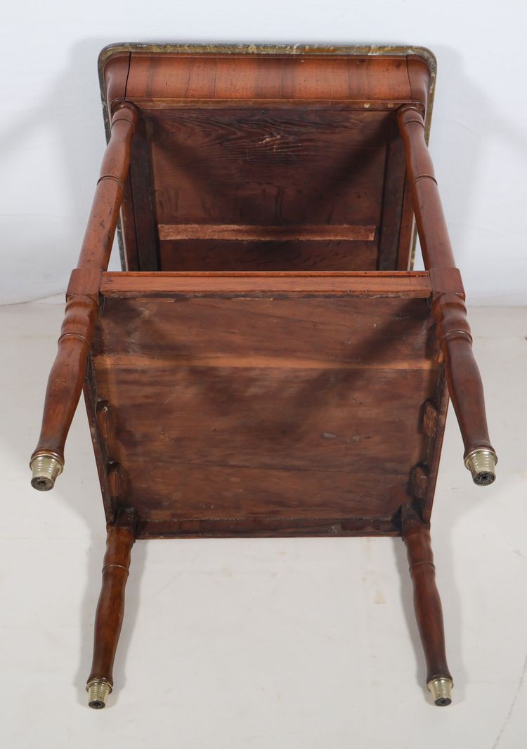 Restoration period walnut occasional table