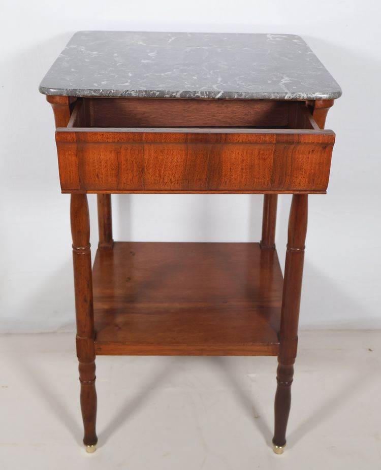 Restoration period walnut occasional table