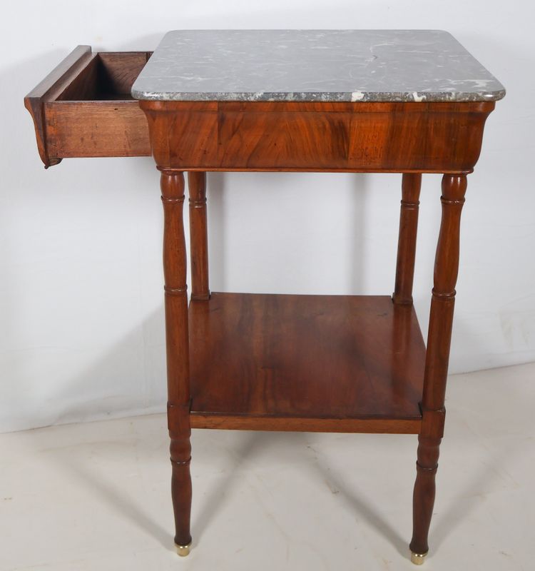 Restoration period walnut occasional table