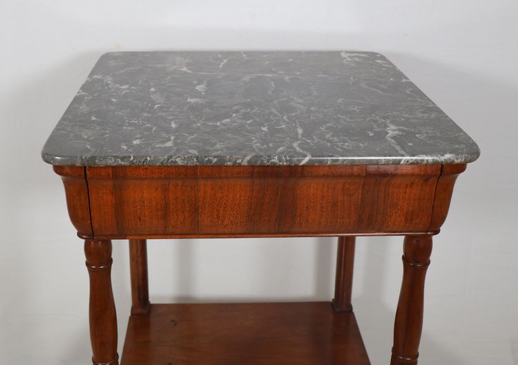 Restoration period walnut occasional table