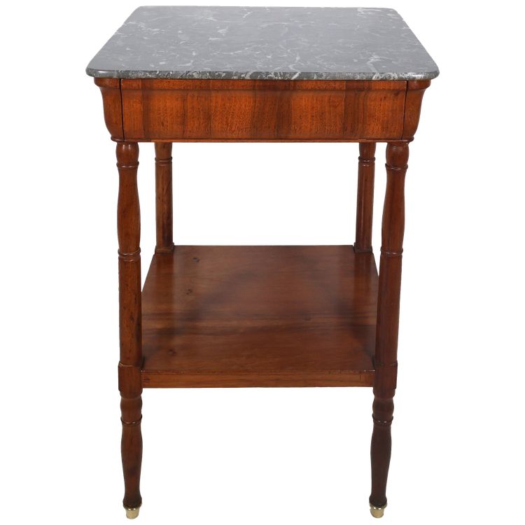 Restoration period walnut occasional table