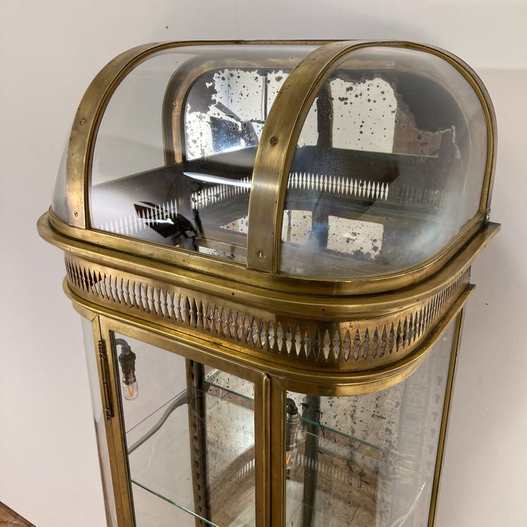 Brass display case 1900