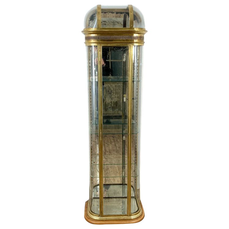 Brass display case 1900