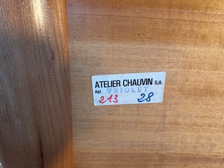 “Chauvin workshops” elm chest of drawers