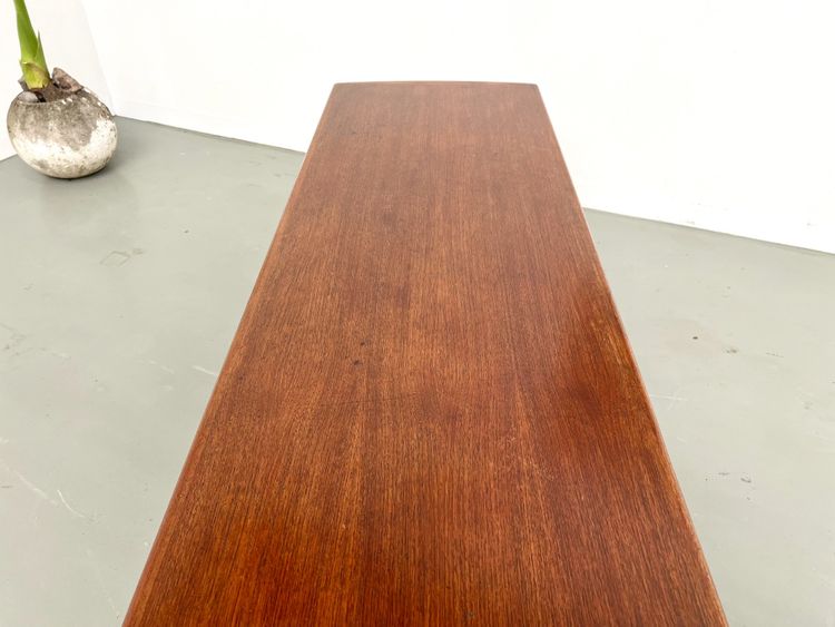 Grande table basse scandinave en teck par Robert Christensen