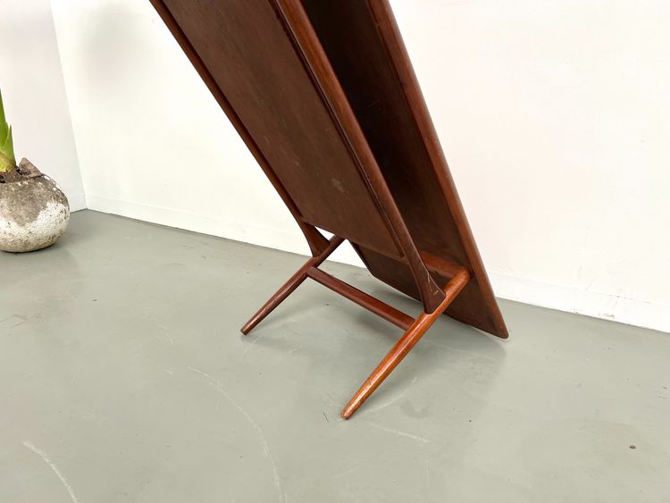 Grande table basse scandinave en teck par Robert Christensen