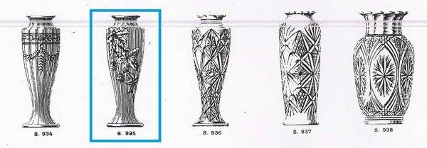 Vase en cristal de Baccarat émaillé et doré de style Renaissance vers 1910 - étiquette papier