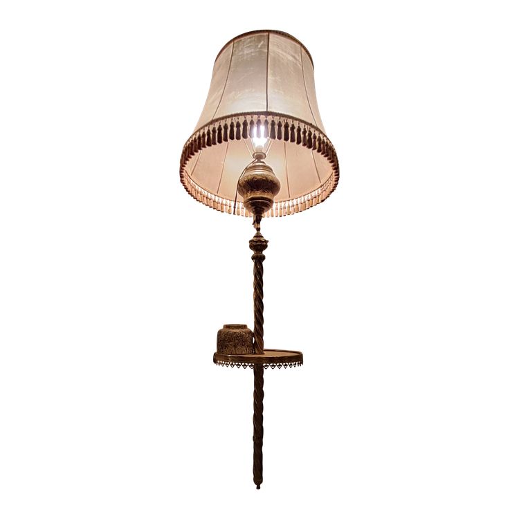 Lampe trois pieds XIX bronze et onyx