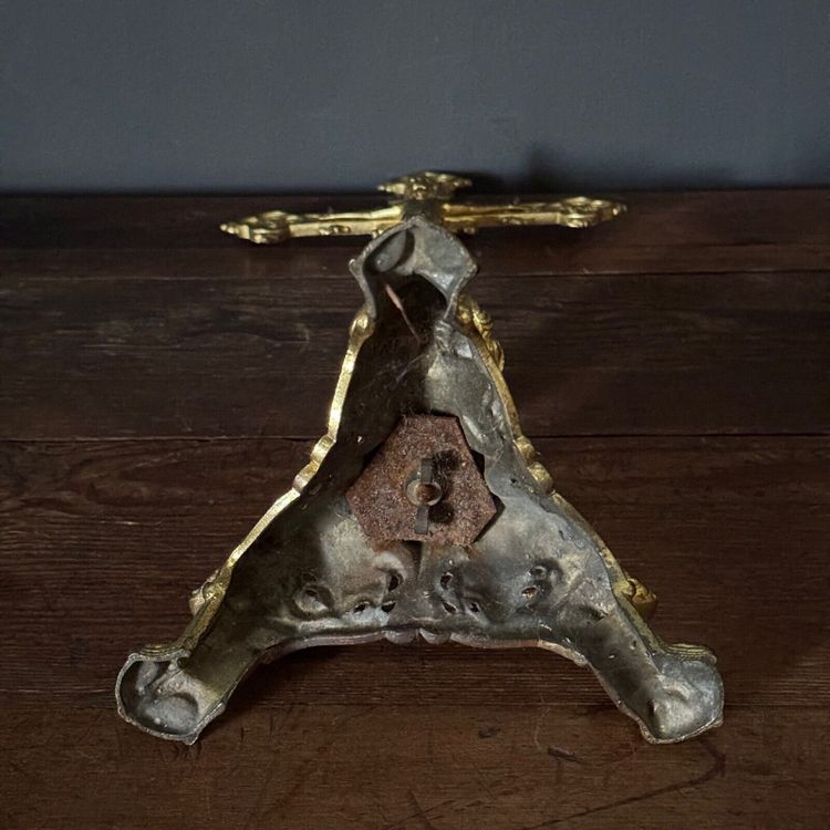 Crucifix en bronze doré XIXe Napoléon III