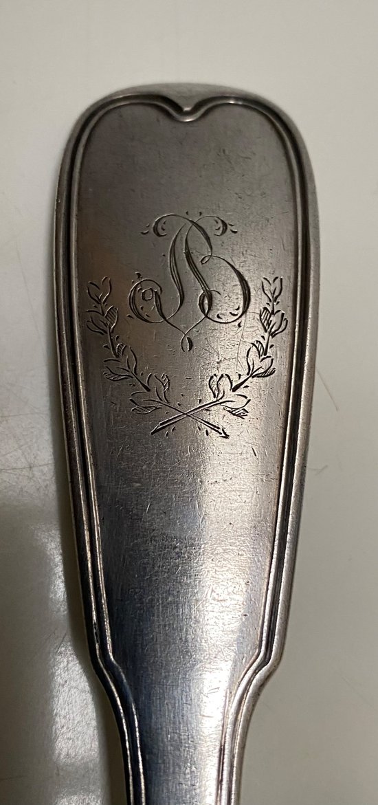 POT SPOON WITH THE SECOND ROOSTER STAMP