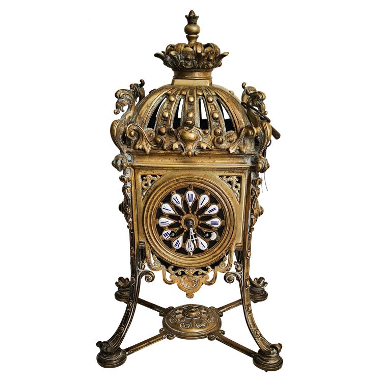 Pendule a poser en bronze style louis XIV mouvement estampillé (Chles Mt )