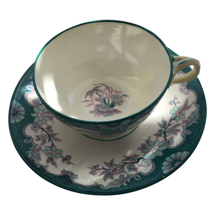 Tazza da tè Sarreguemines, disegno Minton