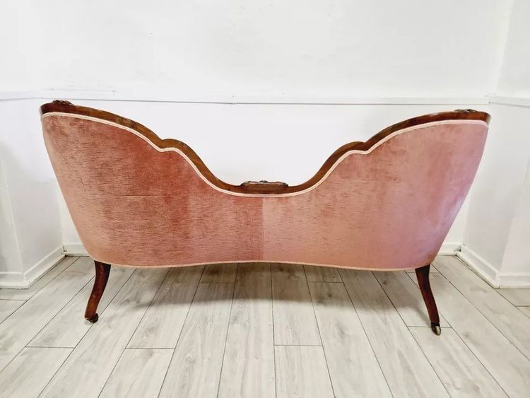 Antique French Double Spoon Sofa